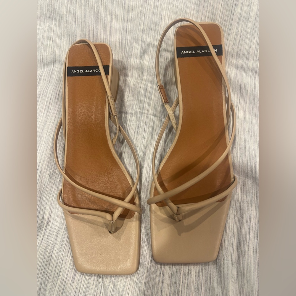 Angel Alarcon strappy low heel shoes